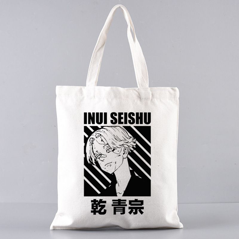 Fashion Y Canvas Printed Anime Character Large Capacity Shoulder Bag