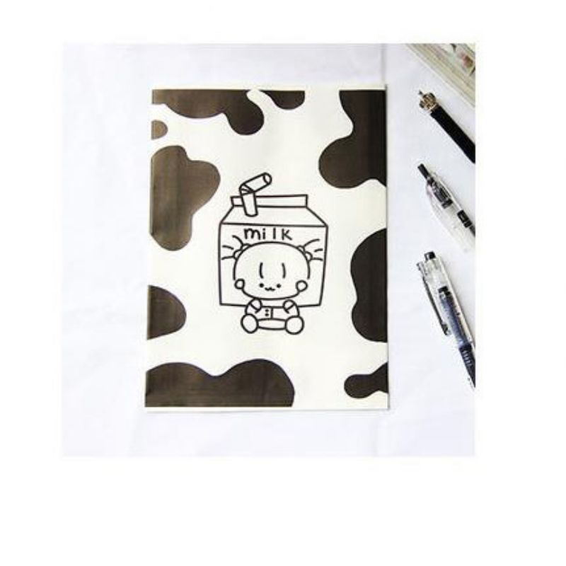Fashion Milk Carton Paper Cartoon Paper Bag