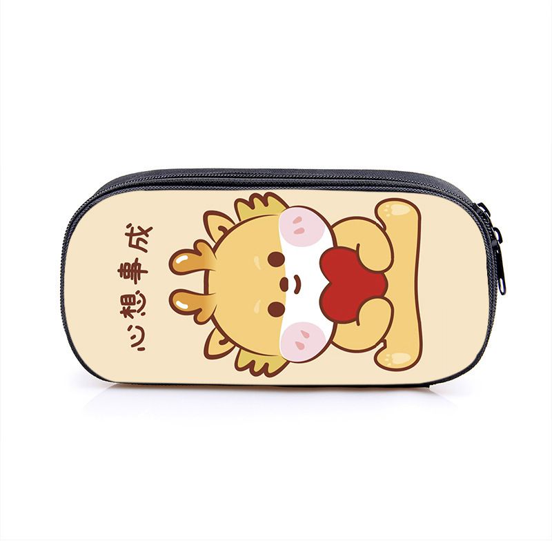 Fashion 4# Polyester Printed Pencil Case