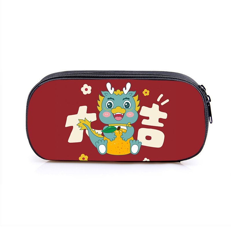 Fashion 18# Polyester Printed Pencil Case