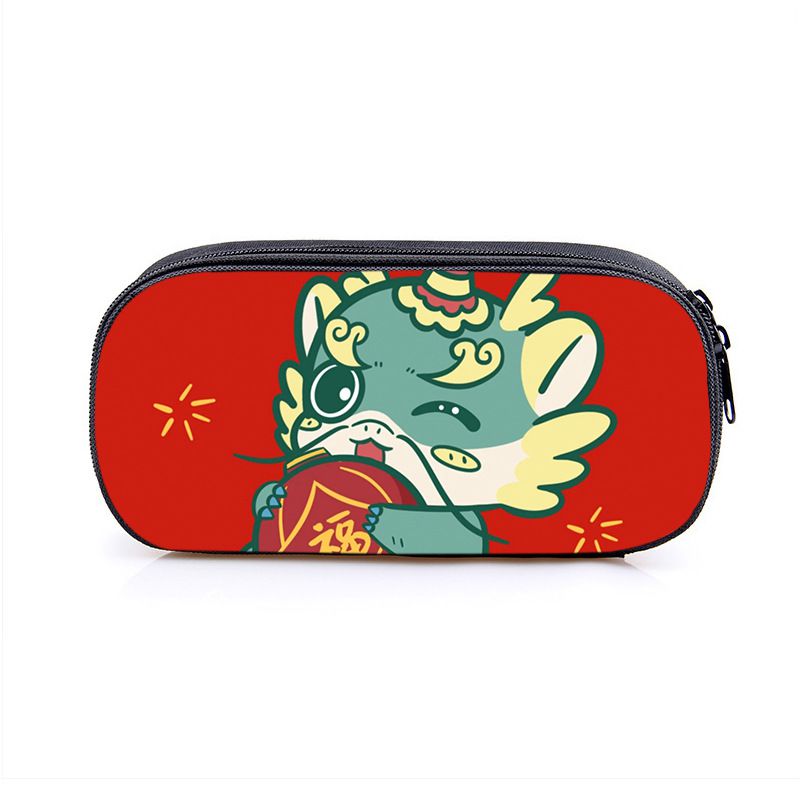 Fashion 37# Polyester Printed Pencil Case
