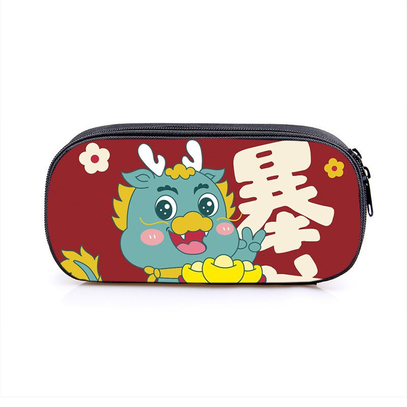 Fashion 39# Polyester Printed Pencil Case