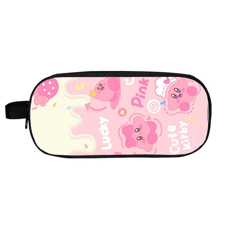 Fashion 1# Polyester Printed Double Layer Pencil Case