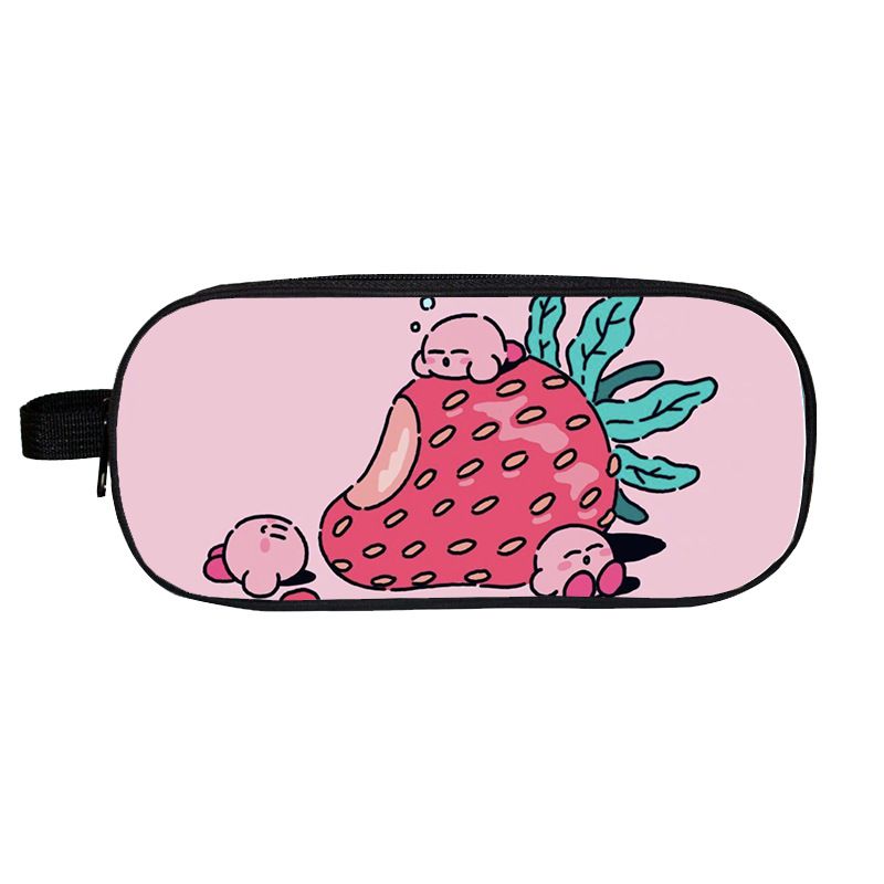 Fashion 30# Polyester Printed Double Layer Pencil Case
