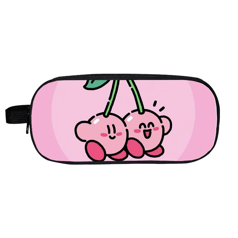Fashion 35# Polyester Printed Double Layer Pencil Case