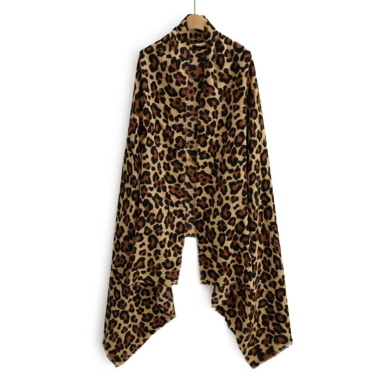 Fashion Leopard Print Imitation Cashmere Printed Scarf