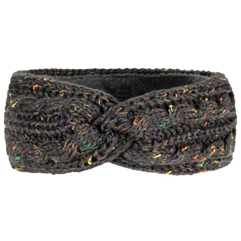 Fashion Dark Gray/color Point 6 Wool Cross Knitted Headband