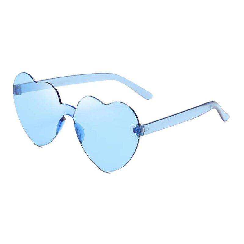 Fashion Mist Blue Pc Love Sunglasses