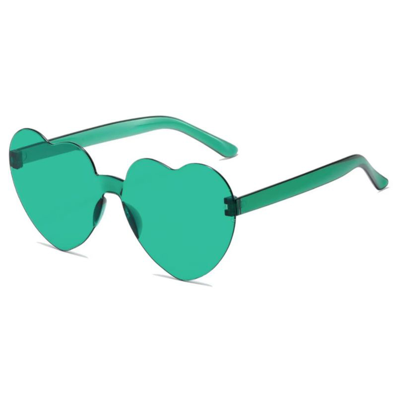 Fashion Green Pc Love Sunglasses