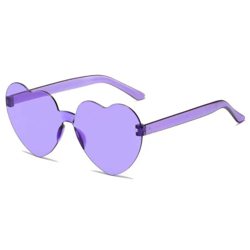 Fashion Purple Pc Love Sunglasses