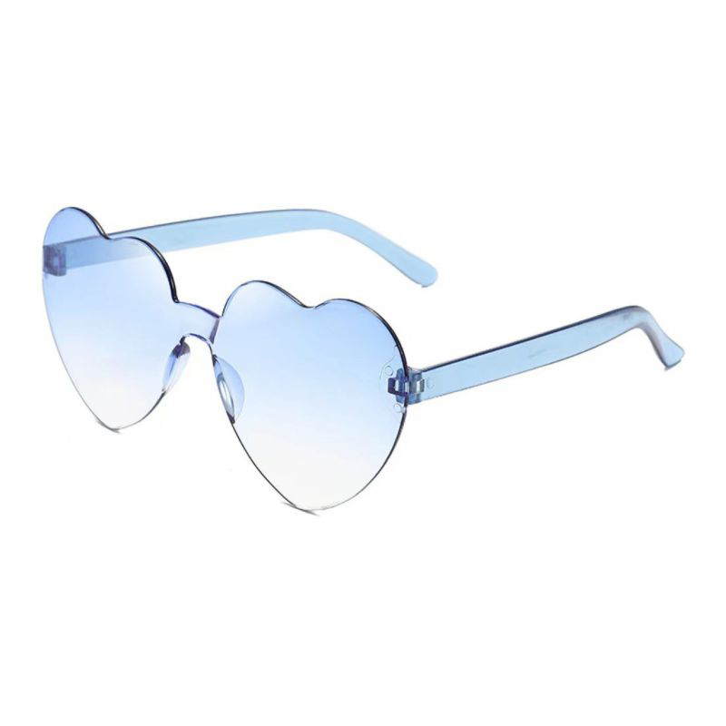 Fashion Double Blue Pc Love Sunglasses