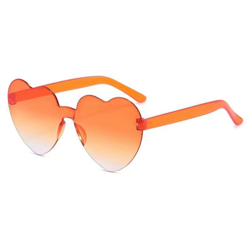 Fashion Gradual Orange Pc Love Sunglasses