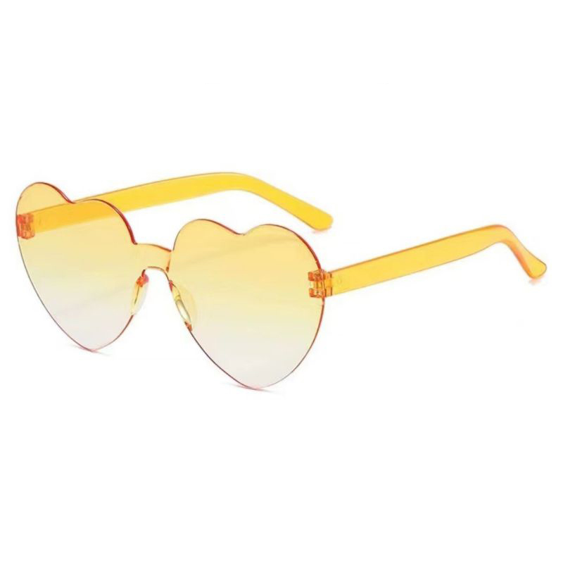 Fashion Progressive Night Vision Yellow Pc Love Sunglasses