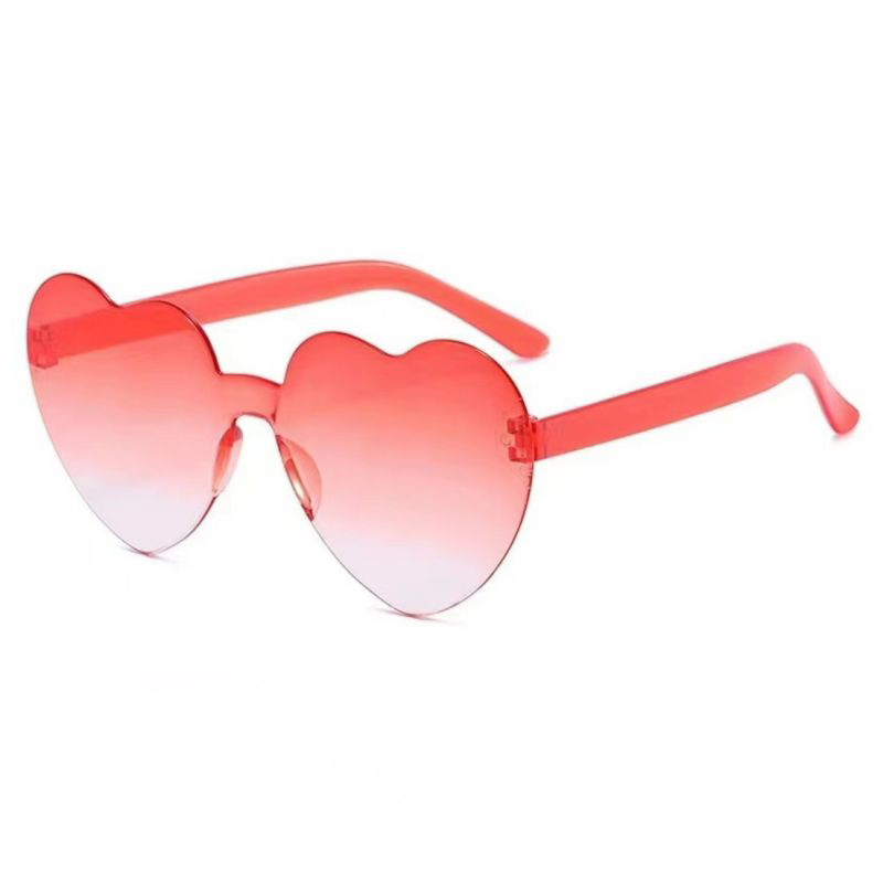 Fashion Gradual Coral Orange Pc Love Sunglasses