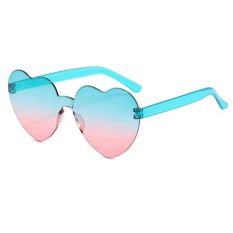 Fashion Blue On The Lake And Pink On The Bottom Pc Love Sunglasses