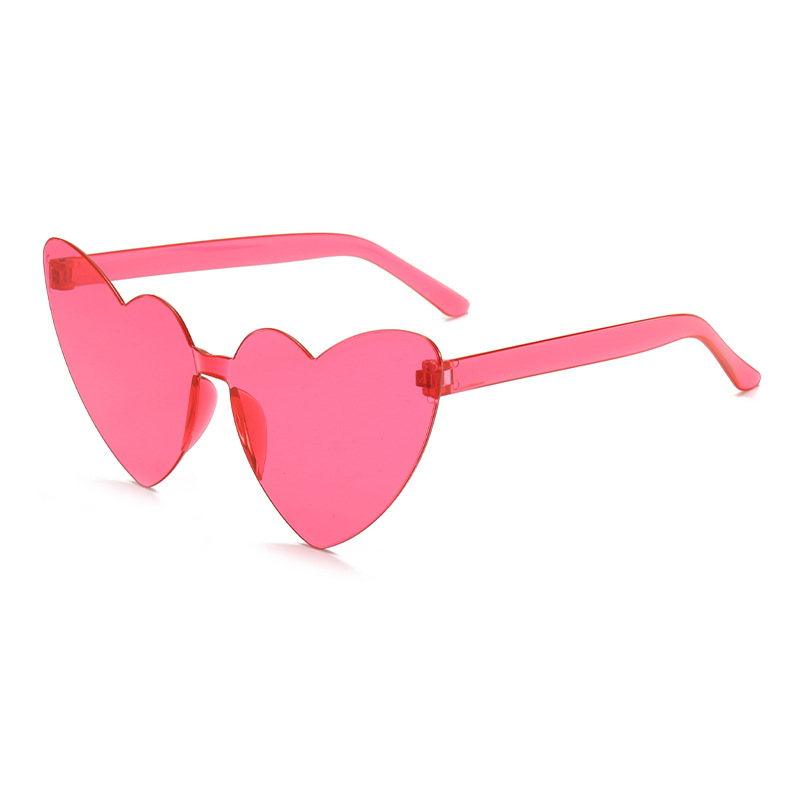 Fashion Rose Red Tablets Pc Love Sunglasses