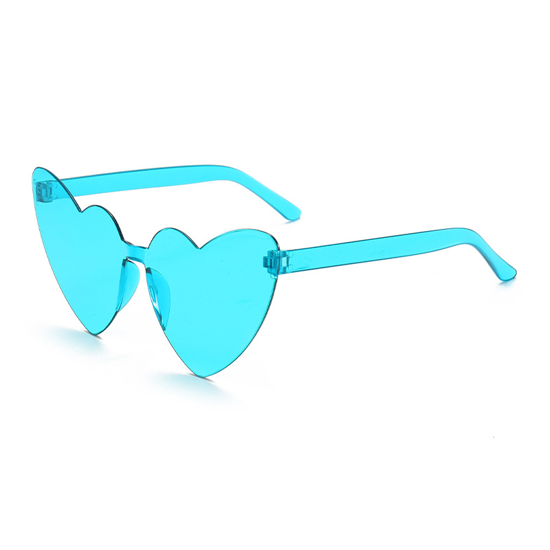 Fashion Lake Blue Film Pc Love Sunglasses
