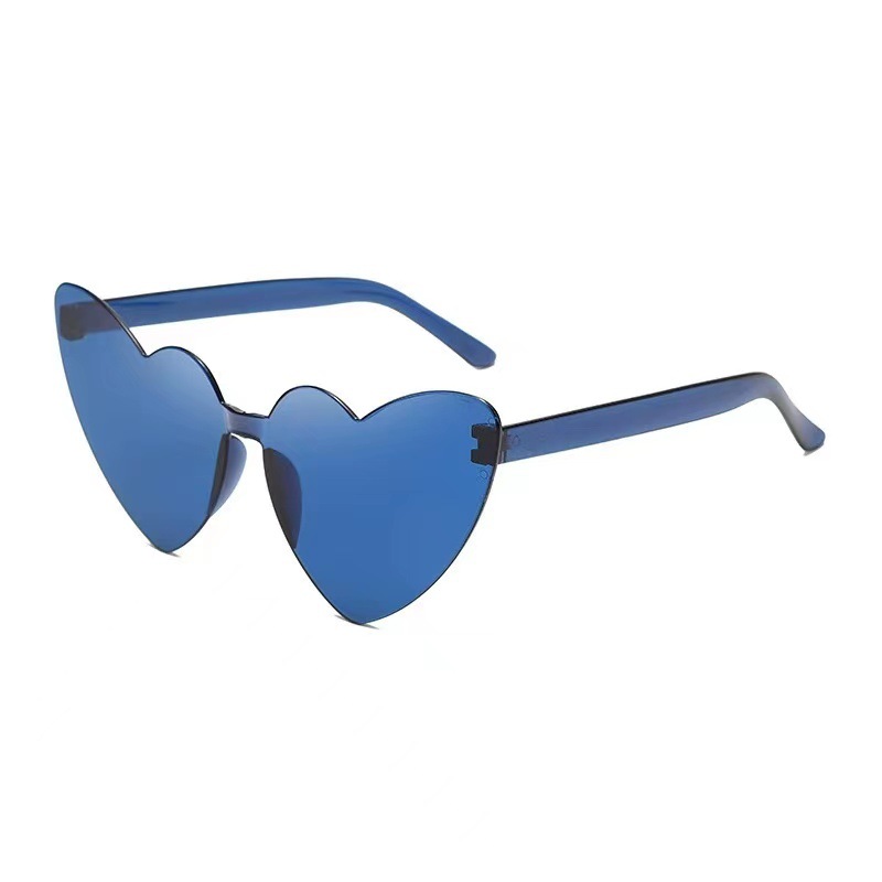 Fashion Dark Blue Pc Love Sunglasses