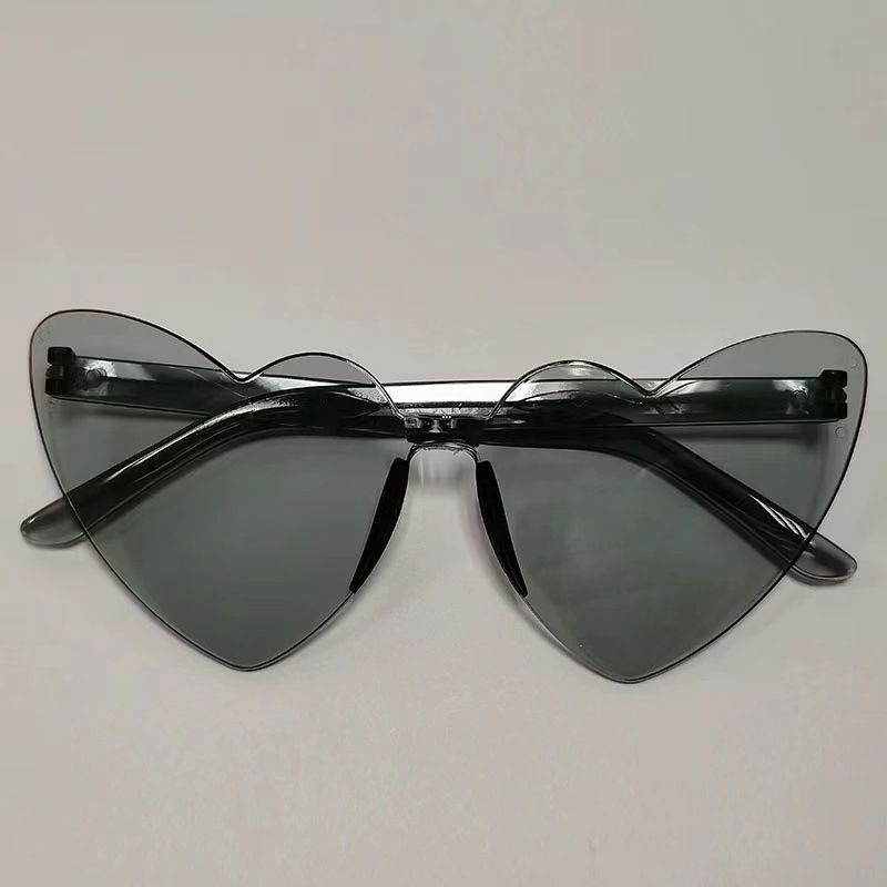 Fashion Jelly Gray Pc Love Sunglasses