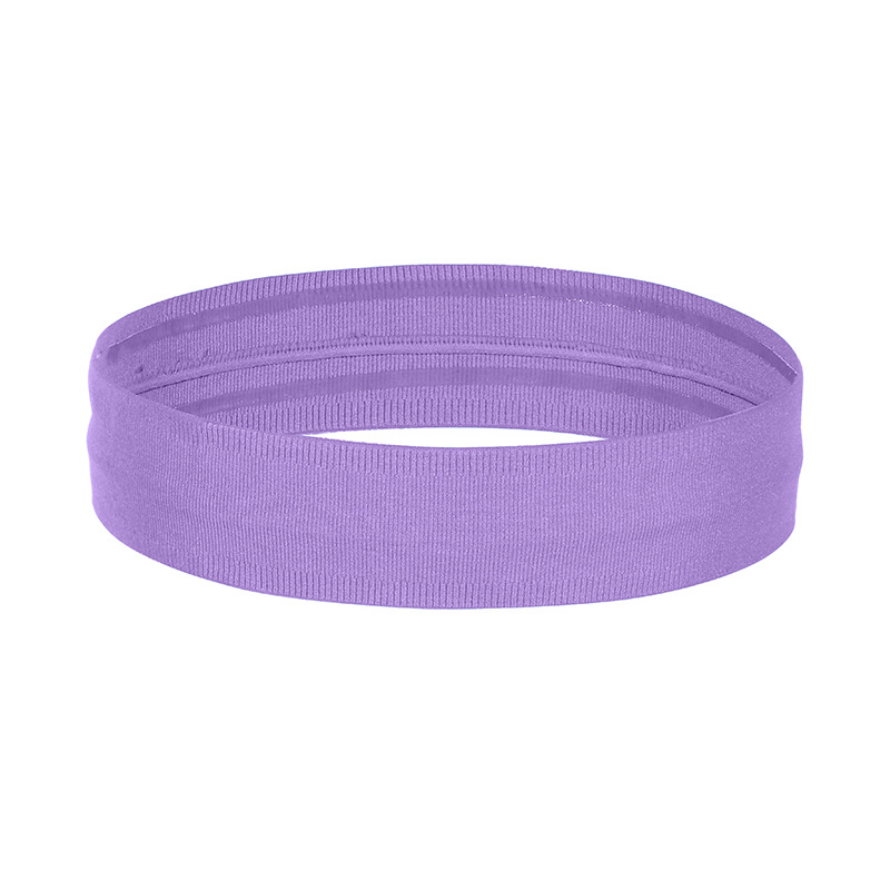 Fashion Purple Fabric Knitted Elastic Headband