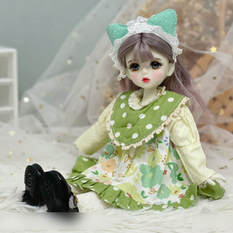 Fashion 13# Polyester Cartoon 30cm Doll Cotton Doll Clothes Set  Cloth