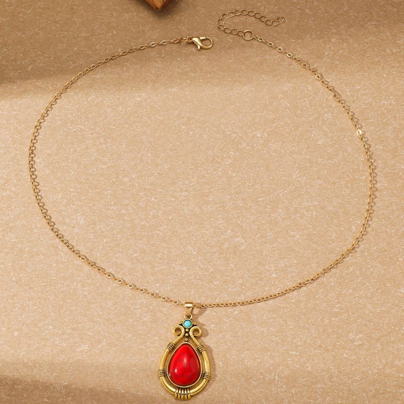 Fashion Necklace Alloy Geometric Drop-shaped Necklace