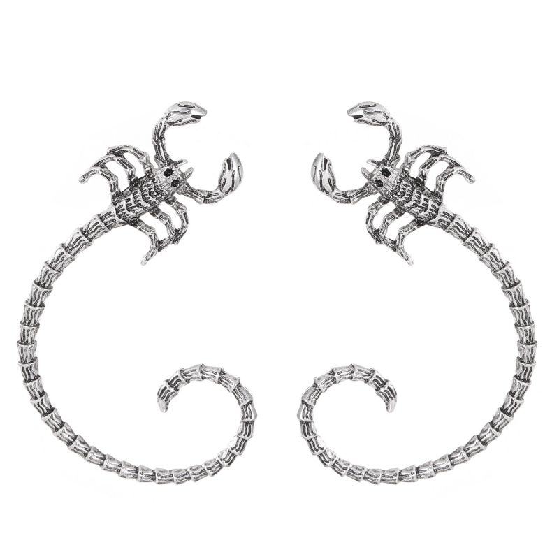 Fashion Ancient Silver Alloy Scorpion Ear Cuff