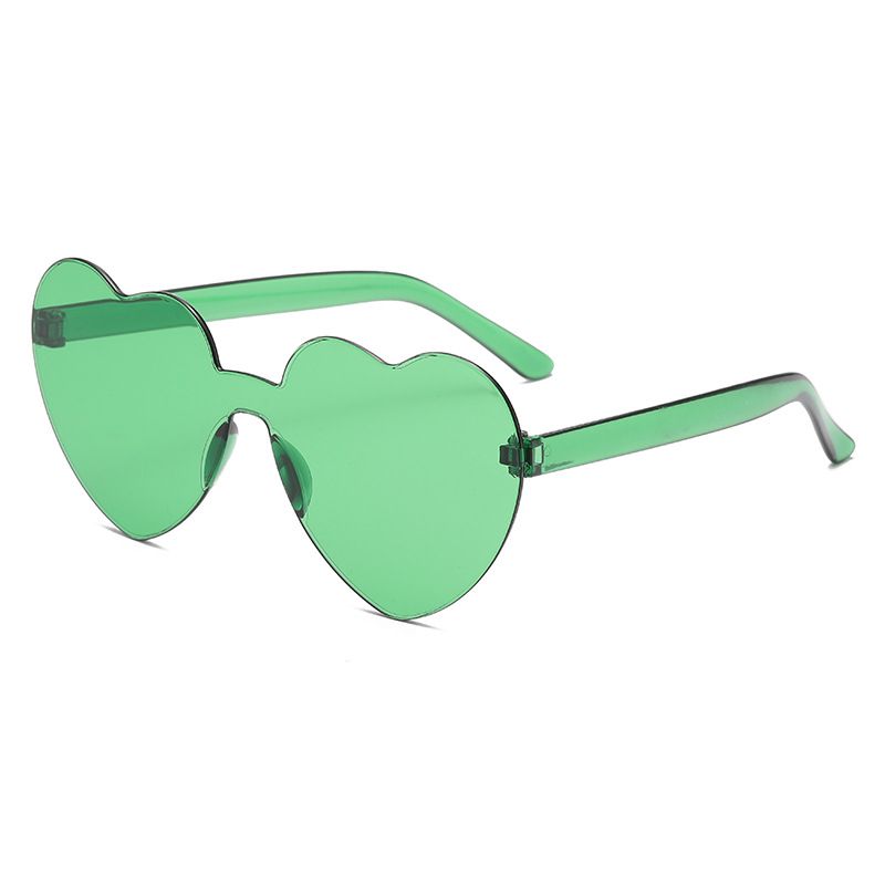 Fashion Green Pc Love Sunglasses