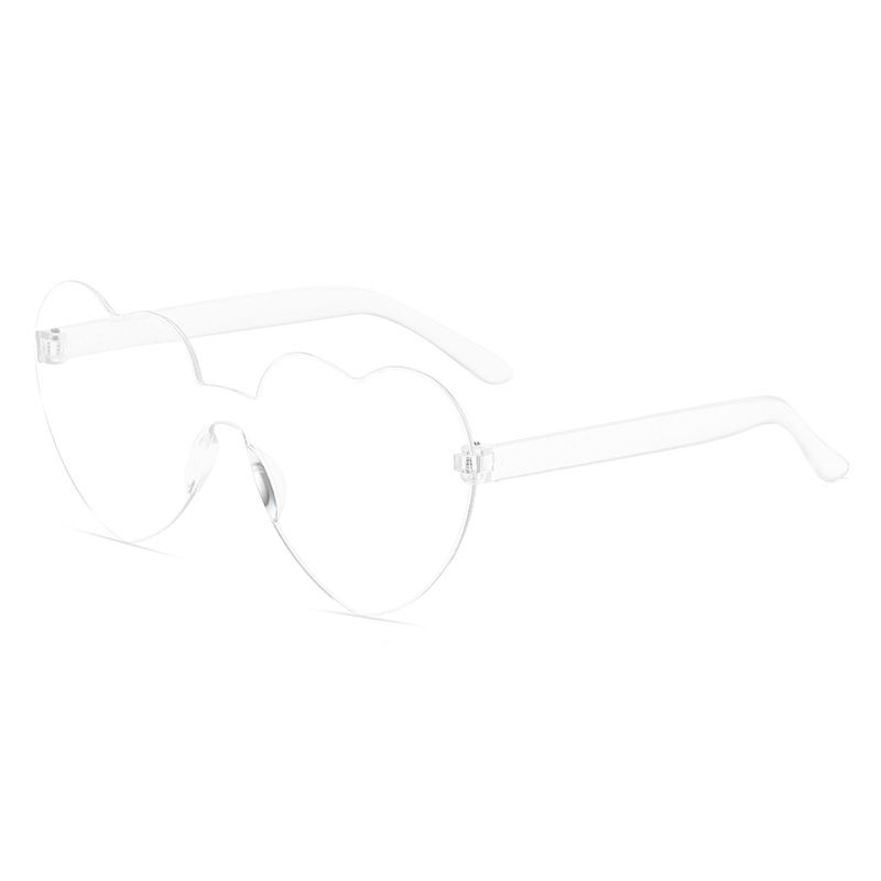 Fashion Transparent Pc Love Sunglasses