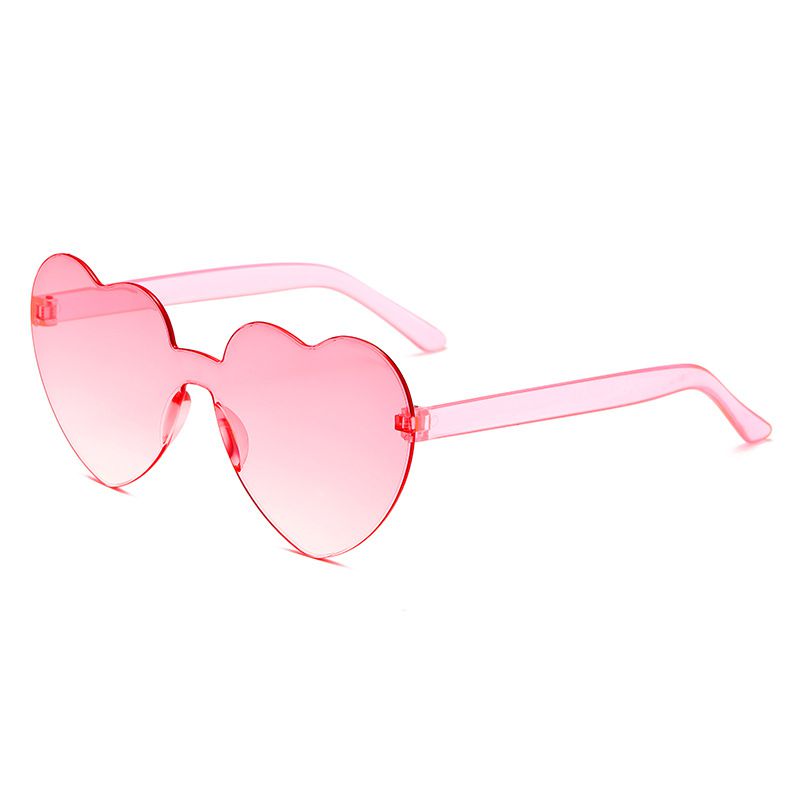 Fashion Gradient Powder Pc Love Sunglasses