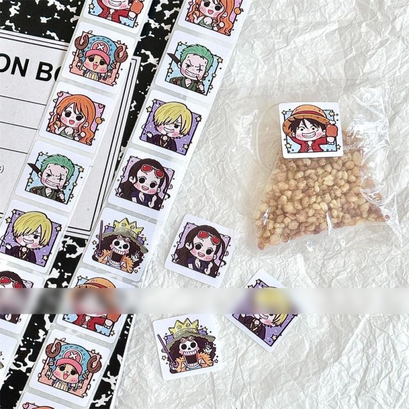 Fashion One Piece Volume Stickers [1 Volume/500 Stickers] Paper Printed Pocket Material Dot Stickers