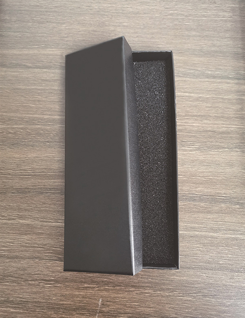 Fashion Rectangular Black Gift Box Paper Rectangular Packaging Box
