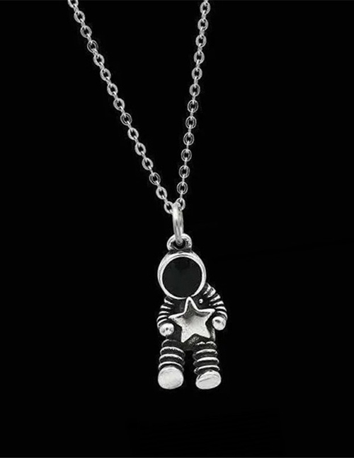 Fashion 2# Alloy Astronaut Necklace