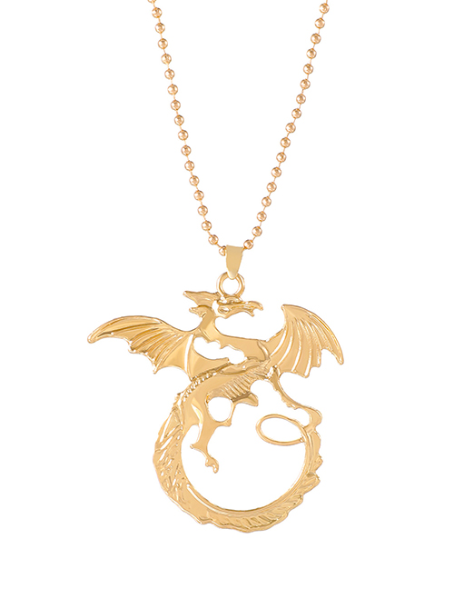 Fashion 5# Alloy Dragon Necklace