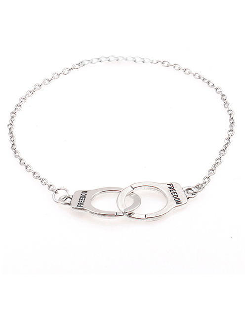 Fashion 4# Alloy Handcuff Anklet