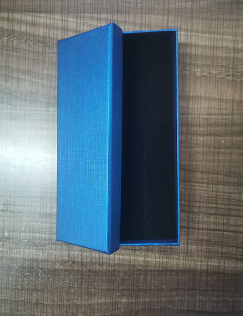 Fashion Blue Gift Box Metal Rectangular Box