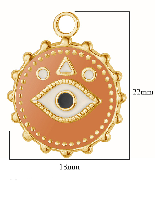 Fashion Twenty One# Copper Oil Drip Eye Accessories