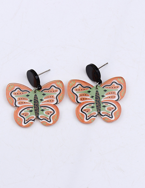 Fashion 1# Acrylic Butterfly Earrings