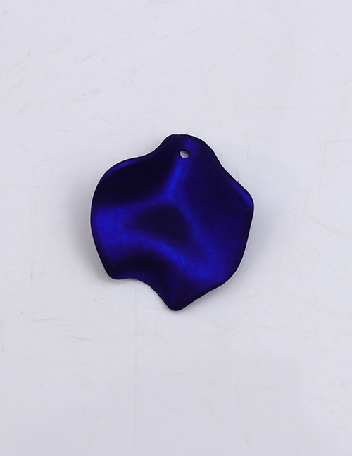 Fashion 10 Small Blue Petals Acrylic Geometric Petal Stud Earrings