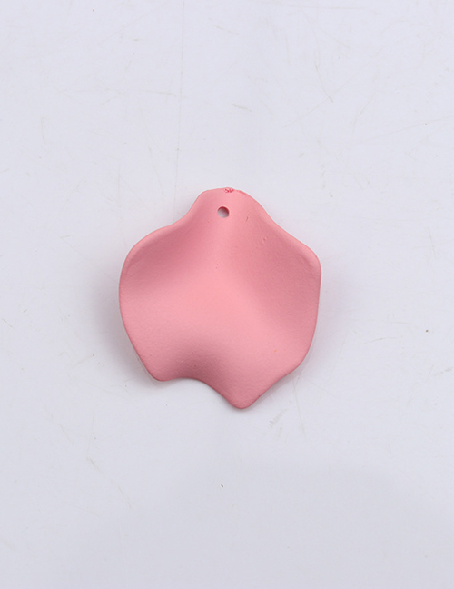 Fashion 10 Small Pink Petals Acrylic Geometric Petal Stud Earrings