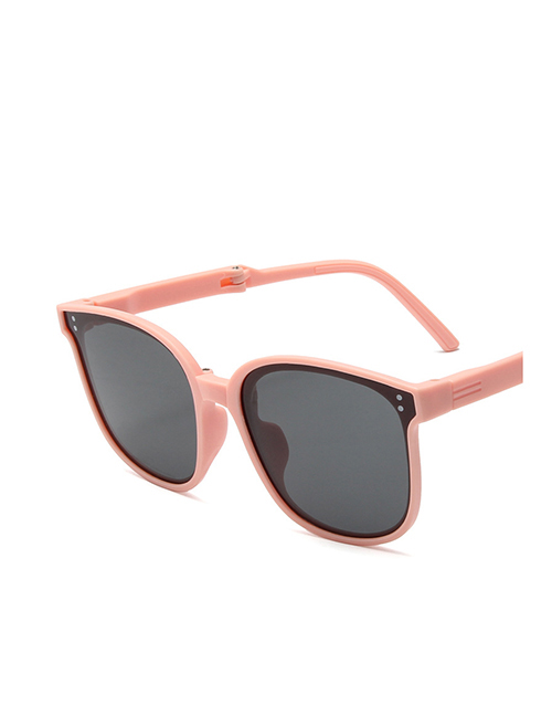 Fashion Powder Frame Gray Sheet Pc Large Frame Sunglasses