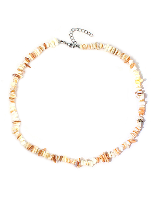 Fashion Off-white Irregular Shell Necklace Gravel Beaded Necklace