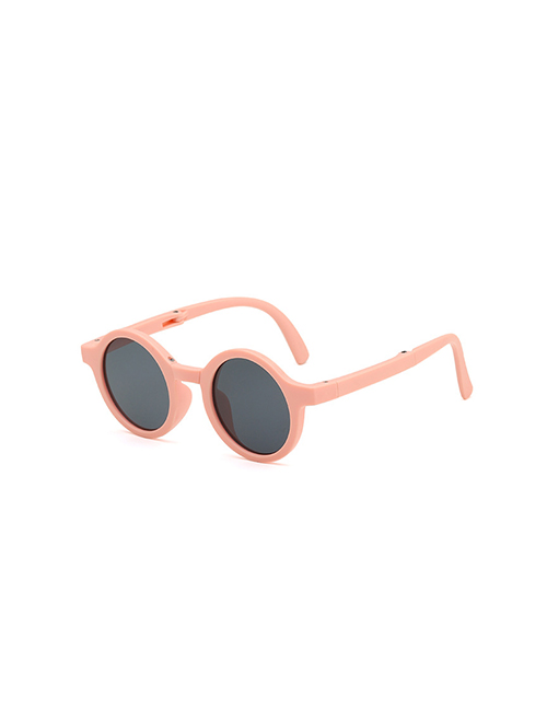 Fashion Powder Frame Gray Sheet Pc Round Sunglasses
