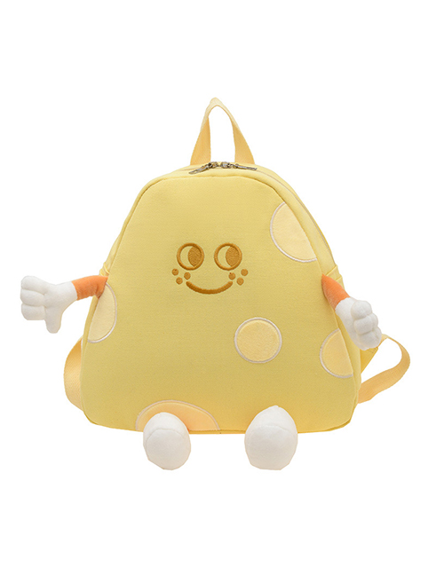 Fashion Yellow Cheese Kids Backpack