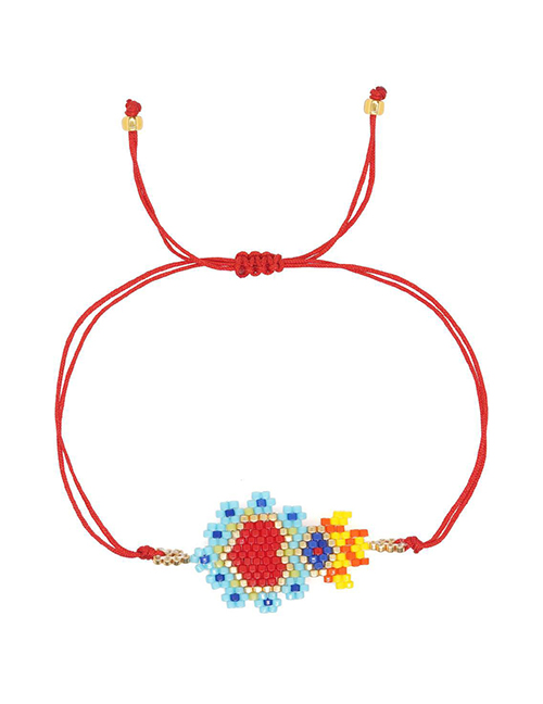 Fashion 10# Bead Woven Geometric Bracelet