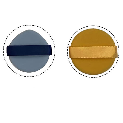 Fashion Light Blue 2+yellow 1 Geometric Drop-shaped Sponge Makeup Air Cushion