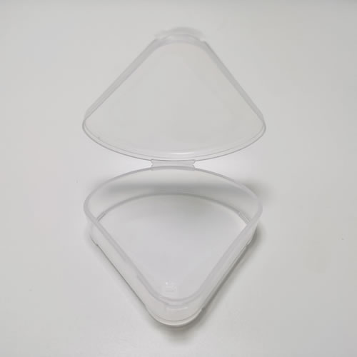 Fashion Marshmallow Triangles Pvc Geometric Beauty Tool Storage Box