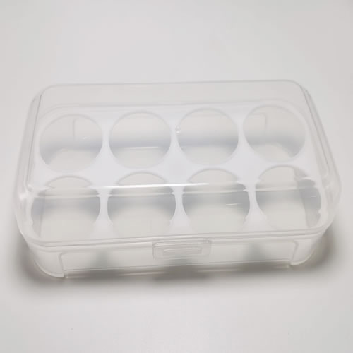 Fashion 8 Egg Cartons Pvc Geometric Beauty Tool Storage Box