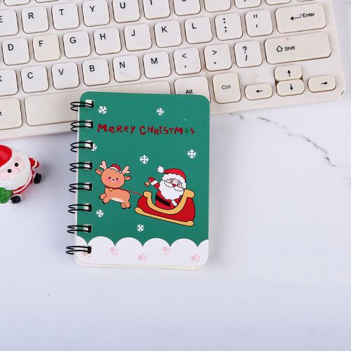 Fashion Green Paper Printed Rollover Coil Notebook