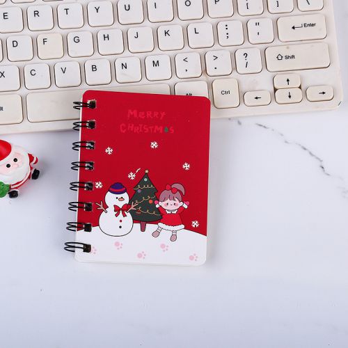 Fashion Red Paper Printed Rollover Coil Notebook